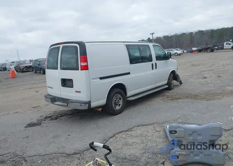 2020 GMC Savana Cargo Rwd 2500 Regular Wheelbase Work Van z USA, uszkodzony, nr VIN 1GTW7AFG6L1180907